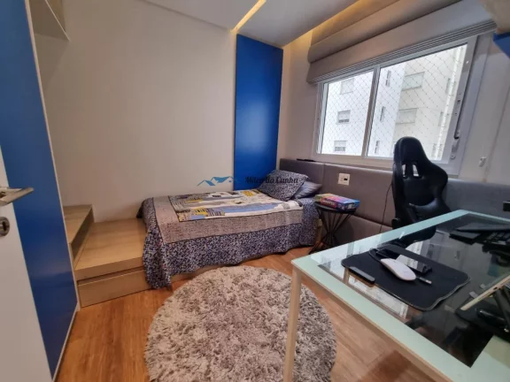 Imagem Apartamento à venda no Condomínio Domo Life com 123m², Varanda Gourmet, 2 vagas, 3 dormitórios, melhor condomínio clube