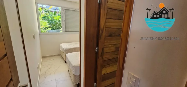 Imagem Temporada Aluguel em Juquehy com, 4 suítes, hidro, churrasqueira, 3 vagas, 300m da praia - Acomodação máx. 10 pessoas | Juquehy Imobiliária