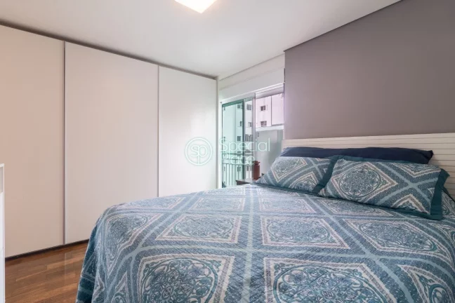 Imagem Ãtimo apartamento Ã  venda no Brooklin - Ãrea: 105,00mÂ² - Varanda com fechamento em vidro e espaÃ...