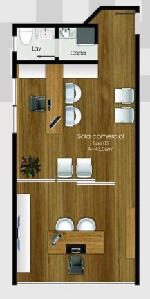 Imagem Galli Center Tower - Sala à venda no bairro Pioneiros - Balneário Camboriú/SC