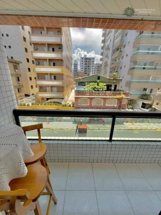 Imagem Apartamento com 1 dormitório à venda, 57 m² por R$ 349.000 - Vila Guilhermina - Praia Grande/SP