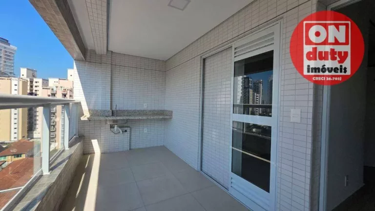 Imagem Apartamento com 1 dormitório à venda, 50 m² por R$ 695.000,00 - Boqueirão - Santos/SP