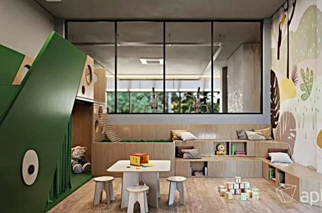 Imagem Apartamento Mobiliado Paraíso - 25M², 1 Dorm, Varanda Envidraçada.