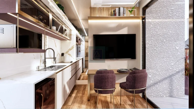 Imagem Alto da XV - Studio 33,31m² com sacada.