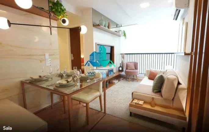 Imagem Apartamento à venda, no Tatuapé, com 2 quartos, 46m2, 1 vaga