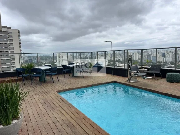 Imagem Studio de luxo no Brooklin Paulista: 1 quarto, 1 suíte, 1 banheiro, 27m² de área - Venda ou Locação em SP!