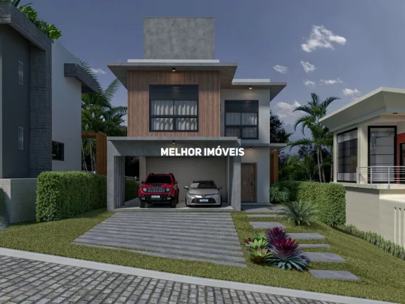 Imagem Casa Nova à Venda com 03 pavimentos Localizado na Praia Taquaras em Balneário Camboriú -SC