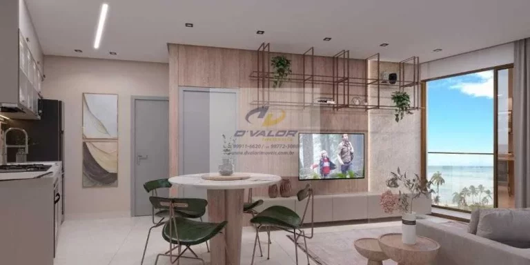 Imagem Vendo Flats de 31 a 56 m², de 01 a 02 Quartos, 01 Vaga de Garagem.