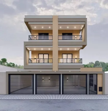 Imagem CASA COM 55 m² - MARACANÃ - PRAIA GRANDE SP