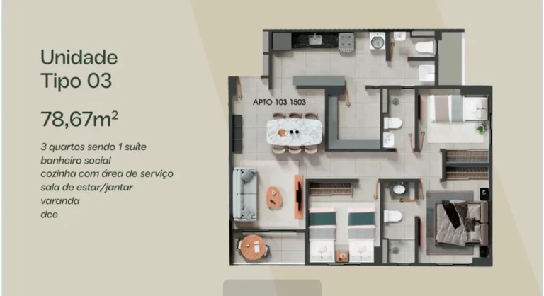 Imagem Apartamento à venda no bairro Jardim Cidade Universitária - João Pessoa/PB