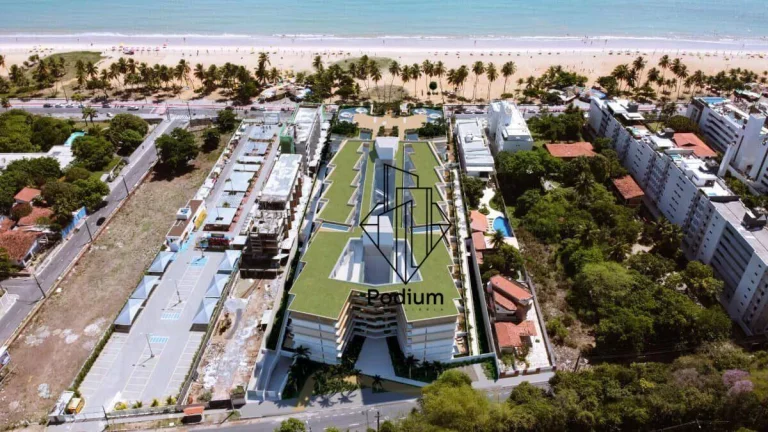 Imagem Apartamentos com varanda / sacada em Condomínio Club a beira mar da praia de Cabo Branco - AP2851