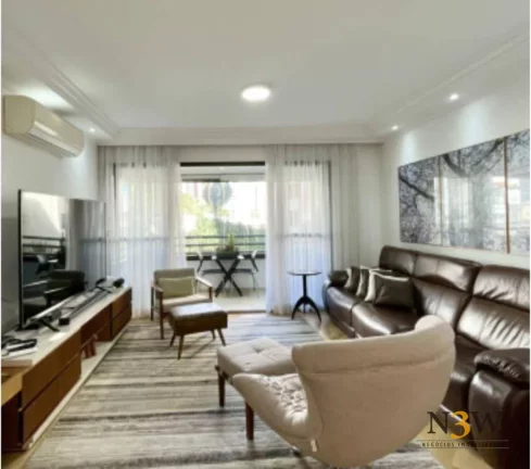 Imagem Apartamento mobiliado com 3 dormitórios à venda, 118 m² por R$ 1.750.000 - Vila Hamburguesa - São Paulo/SP