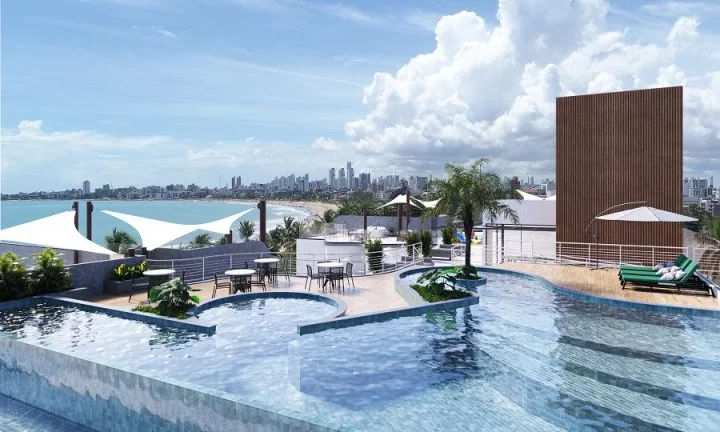 Imagem Apartamento Garden à venda, 138 m² por R$ 1.440.869,71 - Intermares - Cabedelo/PB