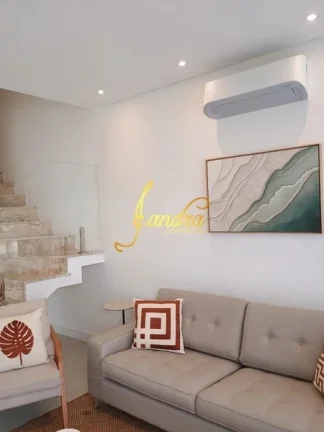 Imagem Maravilhoso sobrado mobiliado e decorado, beira lago condomínio Murano