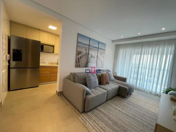 Imagem Apartamento porteira fechada com 2 dormitórios, suites à venda, 83 m² por R$ 1.500.000 - Boqueirão - Santos/SP