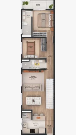 Imagem Lançamento Especial Residencial Du Bosque em Pinhais - Apartamento de luxo à venda com 3 quartos / 1 suite no Centro