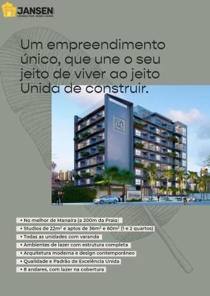Imagem APARTAMENTOS COM 01 E 02 SUÍTES E VARANDA GOURMET EM MANAÍRA