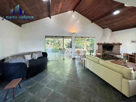Imagem Casa TÉRREA em terreno de 10.490m² c/ casa Hóspede, Ateliê, Casa Caseiro.