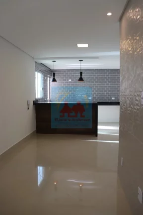 Imagem Sobrado à Venda 2 suites, churrasqueira, 2 vagas, na Ocian, Praia Grande - Fino Acabamento! 410mil