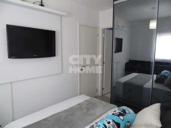 Imagem Excelente apartamento de 60m2 com 2 dormitórios ( 1 suíte ), duas vagas na garagem, varanda gourme...