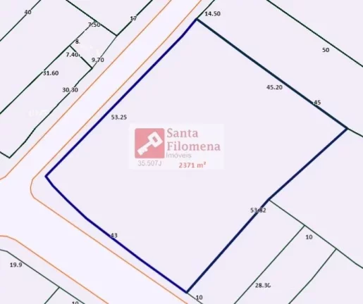 Terreno para Venda em Santo André, Centro, 50 vagas