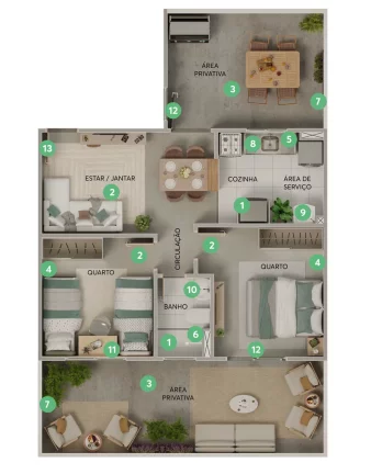 Imagem APARTAMENTO RESIDENCIAL em Mogi das Cruzes - SP, Braz Cubas