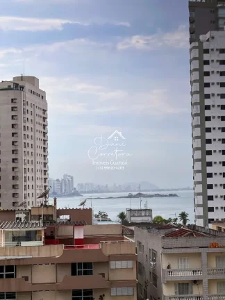 Imagem Apartamento com vista para o Tombo e vista para Astúrias com 3 suítes e 2 vagas no Tombo, Guarujá-SP: 214m² de puro requinte!