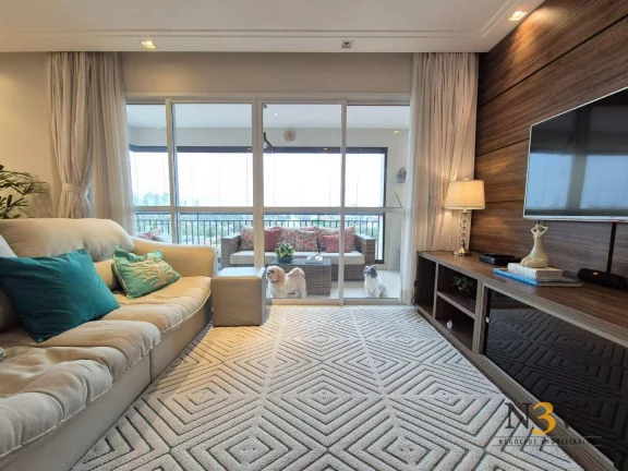 Imagem Apartamento à venda na Vila Leopoldina São Paulo SP com 130m², 3 dormitórios (1 suíte com closet) e 2 vagas de garagem + depósito