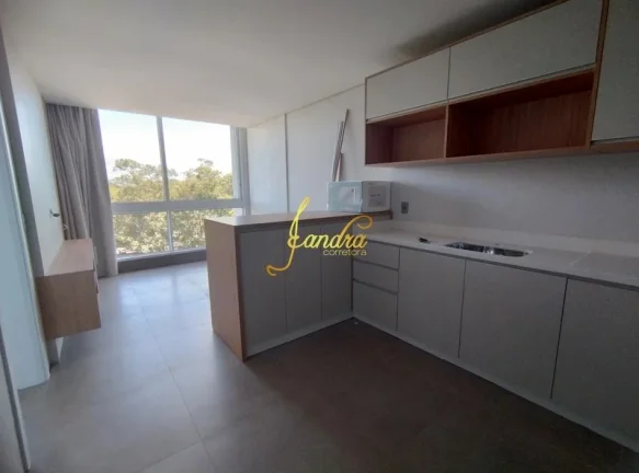 Imagem Apartamento de 1dormitório de frente para infra e com box Mobilia fixa