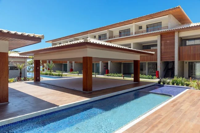 Imagem Apartamento duplex com acesso ao mar, na praia de ITACIMIRIM em Camaçari-BA