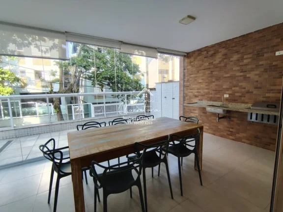 Imagem Imperdível apartamento garden frente mar no Tombo com lazer, 2 quartos, 2 suítes, 2 salas, 3 banheiros, 2 vagas, 150m²!