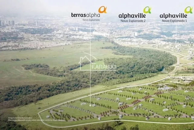 Imagem Terreno à venda em Votorantim com 300m², condomínio Terras Alpha