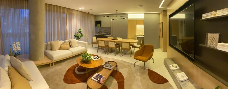 Imagem Apartamento de 124m c/hall privativo,3 suítes,terraço gourmet,2 vagas,piscina,Churrasqueira,bicicletário,coworking,deck,pet place,fitness,spa,delivery