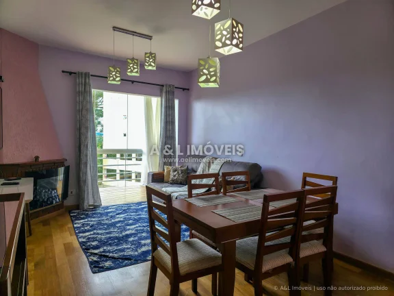 Imagem Apartamento Campos do Jordão | Morro do Elefante, Lareira e Vista