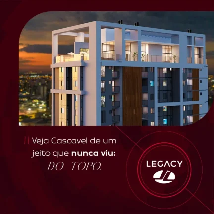 Imagem Apartamento à venda no Centro de Cascavel-PR: 2 quartos, 1 banheiro, 1 vaga, 45m² de área. Aproveite!