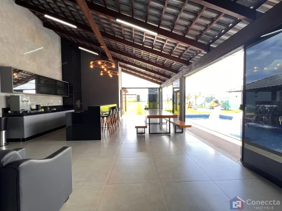 Imagem Chácara Santa Clara: Casa com Piscina Aquecida e 3 Quartos em Condomínio Fechado