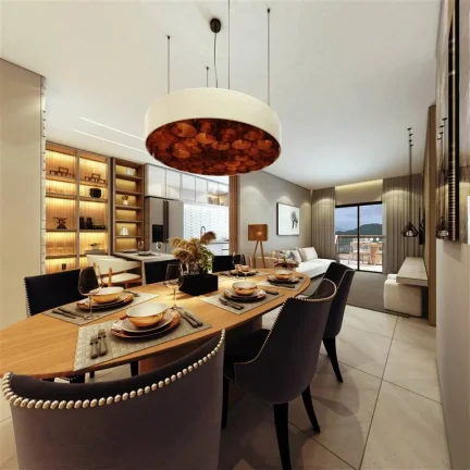 Imagem APARTAMENTO COM 127.84 m² - FORTE - PRAIA GRANDE SP