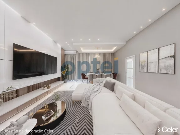 Imagem Casa de Alto Padrão 3 suítes, 4 vagas e Piscina à Venda no condomínio Forest Hills no bairro Anchieta