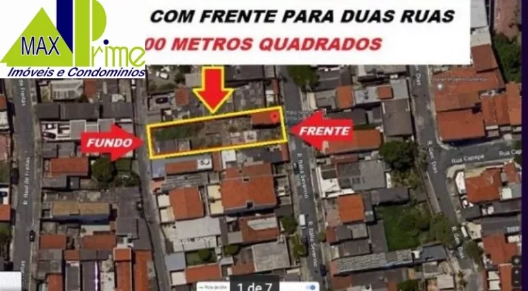 Imagem Terreno Penha 400m², entrada duas ruas e facil acesso