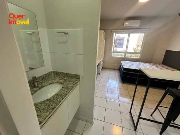 Imagem Apartamento para locação em Ribeirão Preto-SP, bairro Iguatemi: 1 quarto, 1 banheiro, 1 vaga de garagem, 22,50m². Venha conferir!