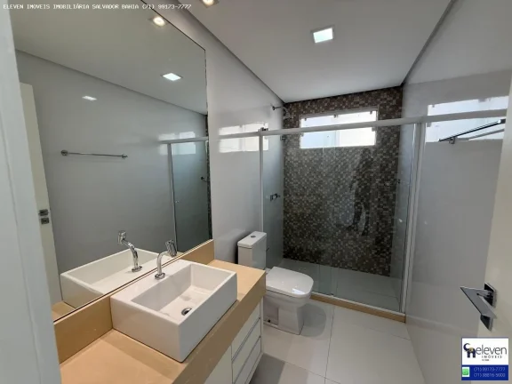 Imagem CASA DE LUXO LOCAÇÃO ANUAL SEM MÓVEIS  NO ALPHAVILLE 2 SALVADOR | 4 SUÍTES COM 4 VAGAS 