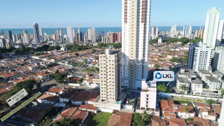 Imagem Apto - 2 Quartos - 1 Suíte - 52,32 m² - Brisamar, João Pessoa/PB.