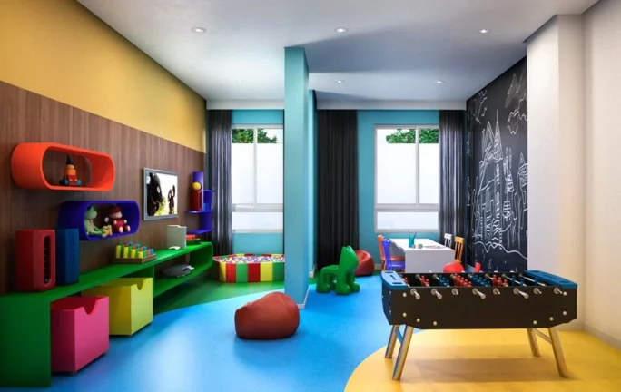 Imagem Apartamento à venda em Santo André-SP Vila Tibiriçá 2 quartos 1 suíte 2 banheiros 1 vaga 55,00 m² Condomínio Residencial Colorino Di Antinori