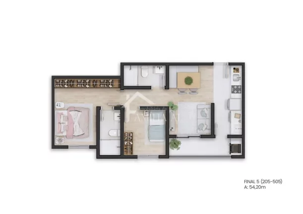 Imagem Apartamento Home Clube no Itaum