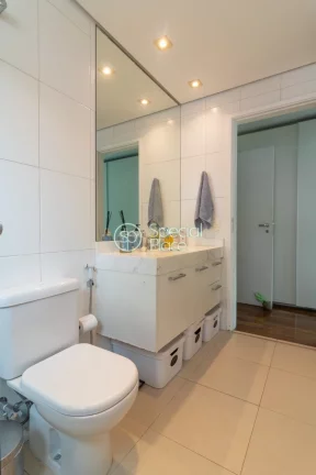 Imagem Ãtimo apartamento Ã  venda no Brooklin - Ãrea: 105,00mÂ² - Varanda com fechamento em vidro e espaÃ...