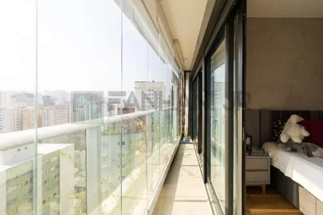 Imagem Apartamento para locação em São Paulo-SP, Cerqueira César: 2 quartos, 2 suítes, 3 salas, 1 vaga - 92m². Venha conferir!