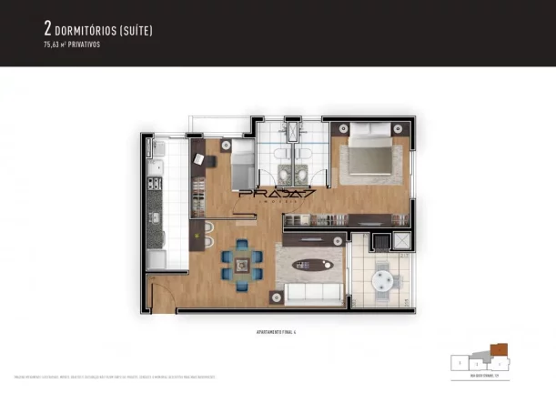 Imagem Apartamento com 3 Dormitorio(s) localizado(a) no bairro Vila Izabel em Curitiba / PARANA Ref.:5