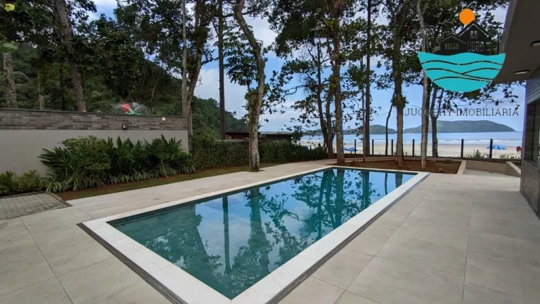 Imagem Casa a venda em condomínio pé na areia em Juquehy, aluguel de Tempora, 5 Suítes, Terraço gourment, piscina priv. 02 vagas auto | Juquehy Imobiliária