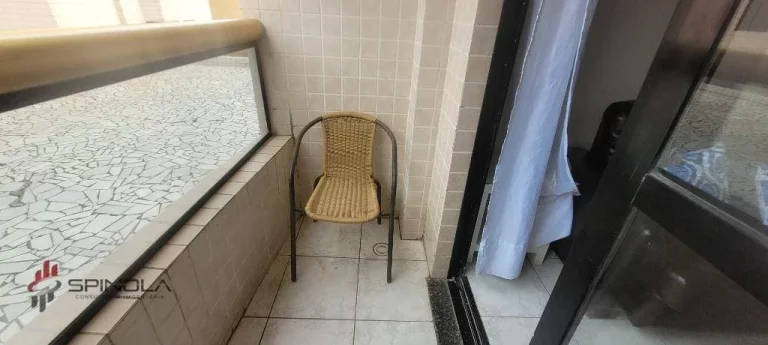 Imagem Apartamento com 1 dormitório à venda, 45 m² por R$ 295.000,00 - Tupi - Praia Grande/SP
