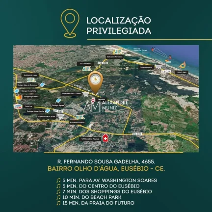 Imagem Bossa Nova Residence - Casas duplex, 03 ou 04 suítes, Eusébio-CE.